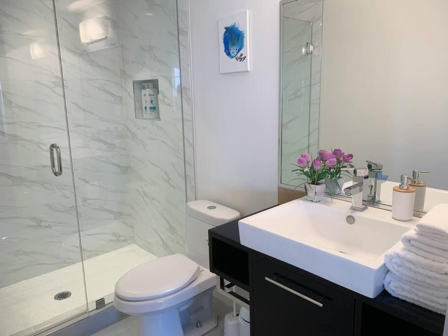 Downtown 3Br/2Ba+Views+Skytrain+Free Parking Apartment Vancouver Ngoại thất bức ảnh